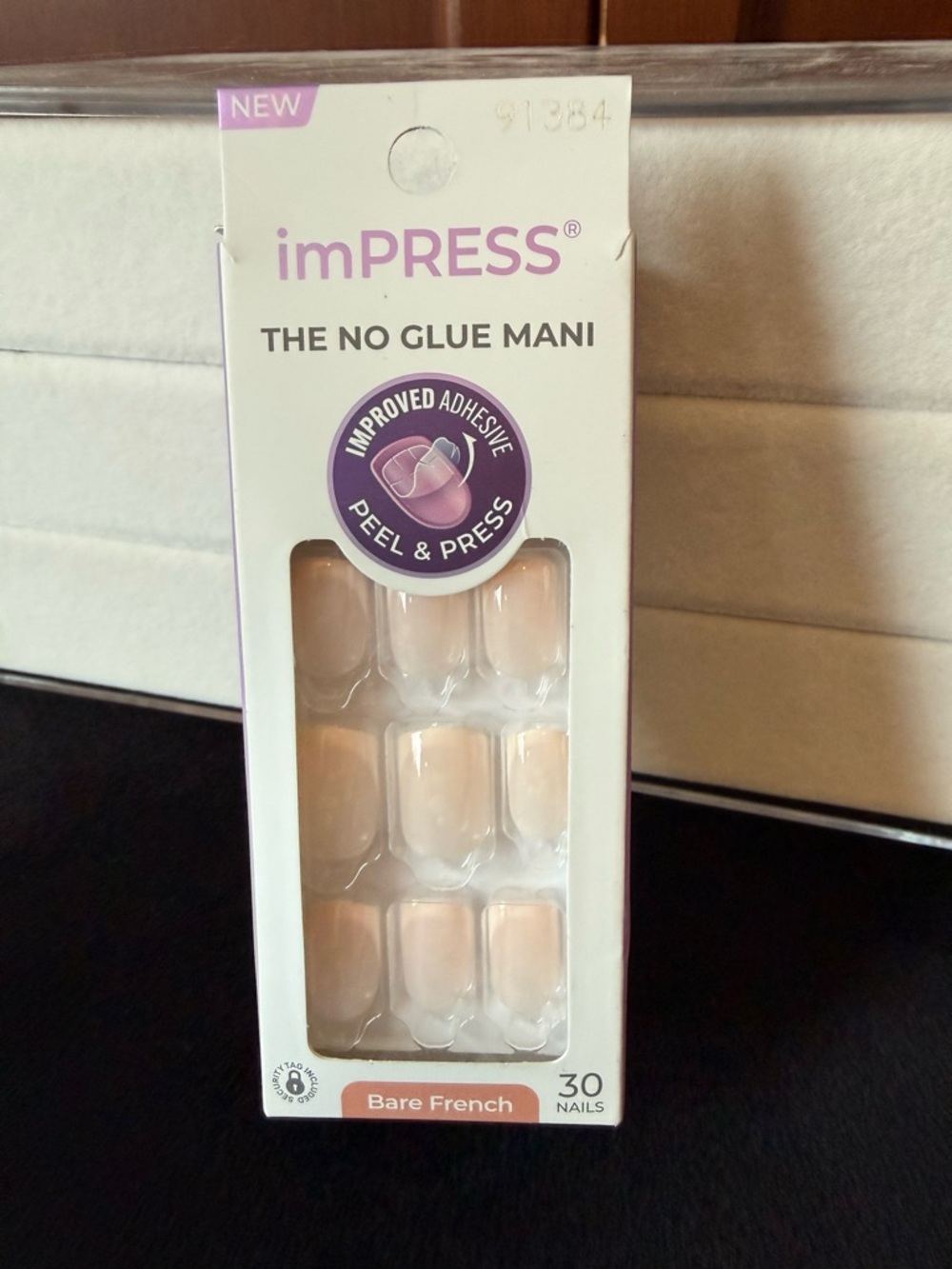 imPRESS Bare French Press-On Nails - Soft Nude Set